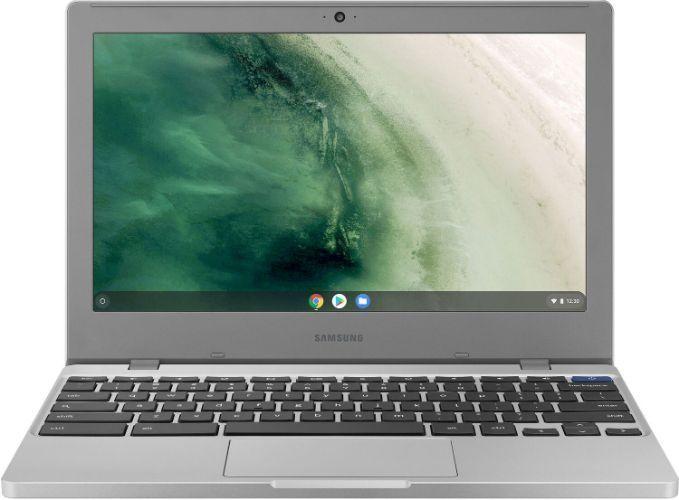 Samsung Chromebook 4 Laptop 11.6" - Intel Celeron N4000 1.10GHz - 32GB - Platinum Titan - 4GB RAM - 11.6 Inch - Premium