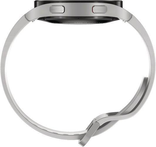 Samsung Galaxy Watch4 (Bluetooth) - 16GB - 44mm - Silver Aluminum Case with Silver Fluoroelastomer Sport Band