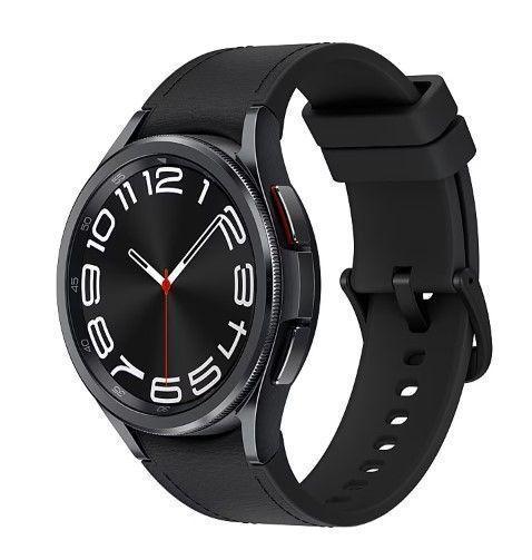 Samsung Galaxy Watch6 (Bluetooth) - 16GB - 47mm - Black Classic (Stainless Steel) Case with Black Fluoroelastomer Sports Band