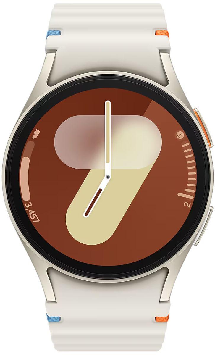 Samsung Galaxy Watch7 - 32GB - Bluetooth + LTE - 40mm - Cream - Aluminum - Cream - Sport Band - Silicone - Excellent