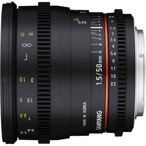 Samyang  50mm T1.5 VDSLR AS UMC Lens for MFT-Mount - Black - Excellent