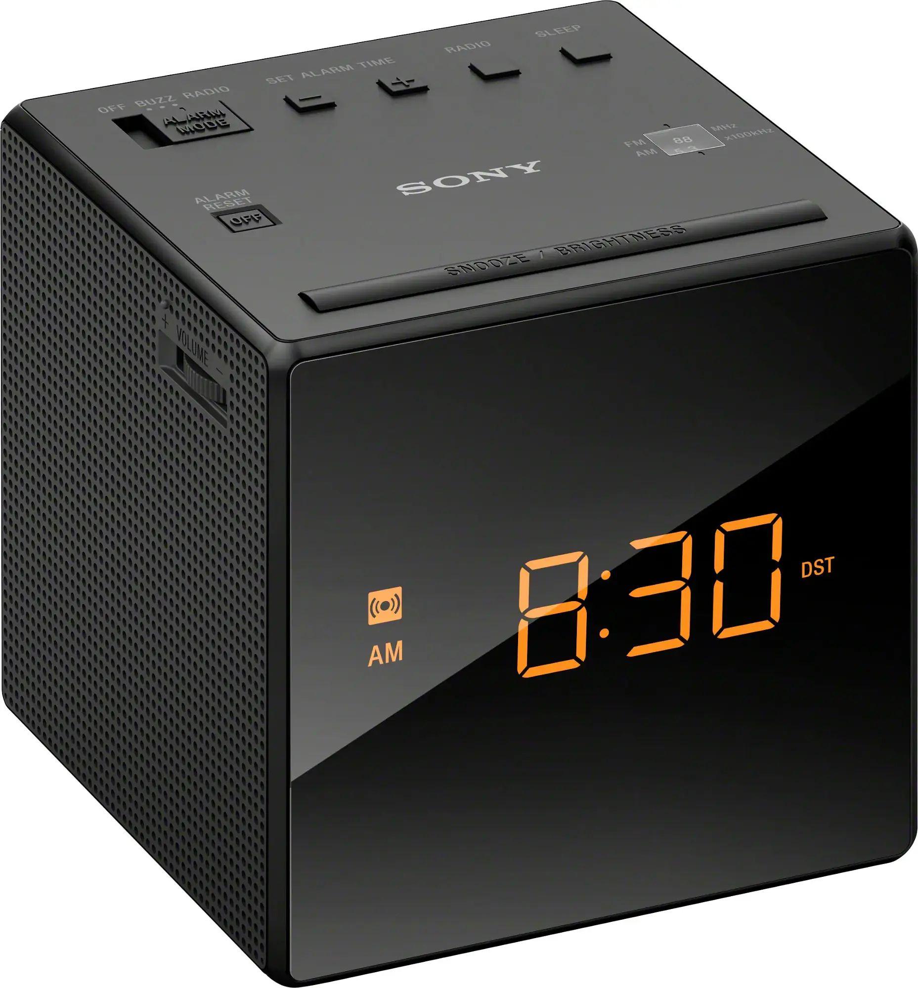 Sony  ICF-C1 Radio Alarm Clock - Black - Brand New