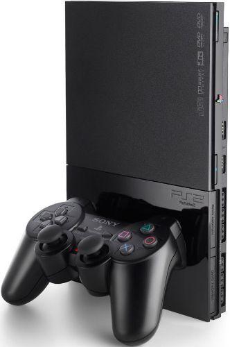 Sony PlayStation 2 Slim Gaming Console in Silver