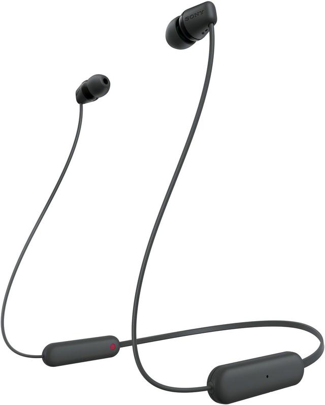 Sony WI-C100 Wireless In-Ear Headphones in Black in Premium condition