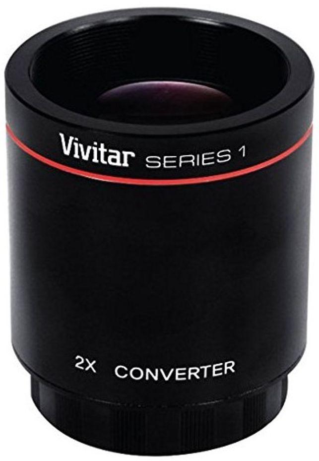 Vivitar  Series V2XMR 1 T-Mount 2X Converter Lens - Black - Excellent
