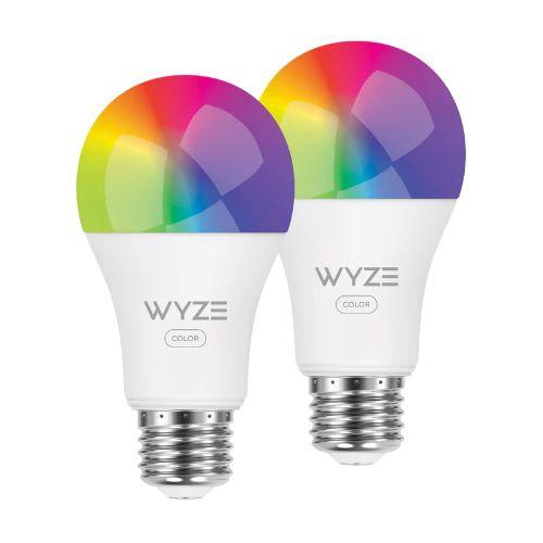Wyze  Smart WiFi LED Color Light Bulb 2 Pack -  Multi Color - Excellent