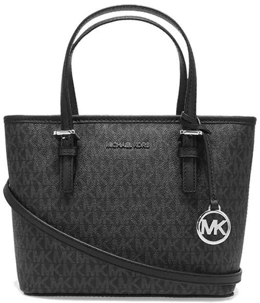 Michael Kors  Jet Set Travel Women's Signature Pattern Tote Bag - Black - New With Tags